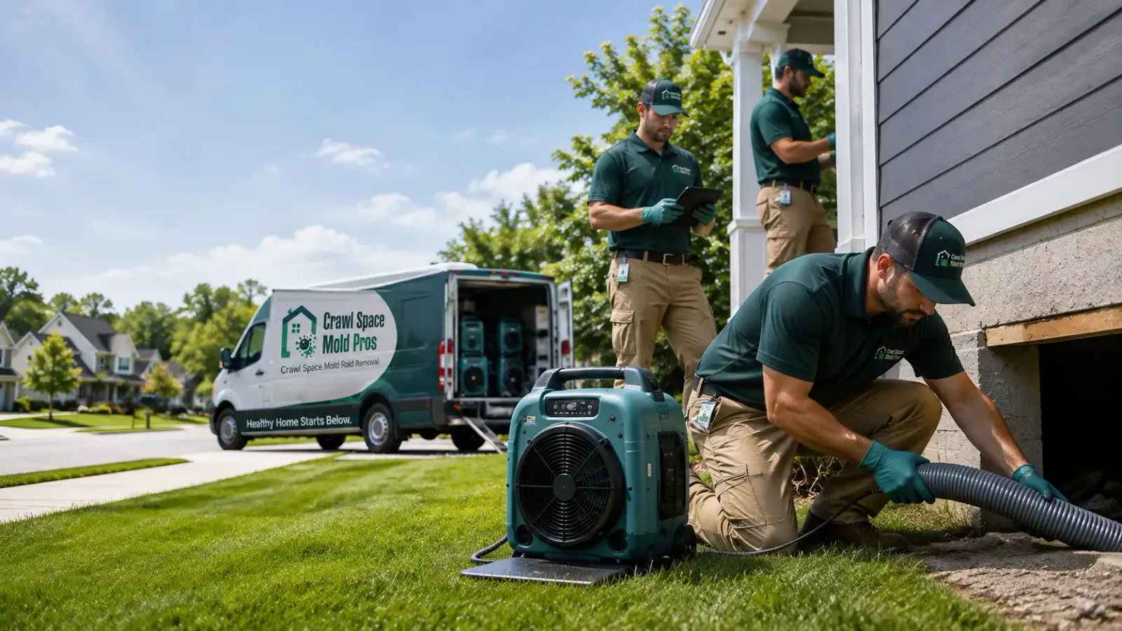 Crawl Space Mold Removal in Newcomerstown, OH